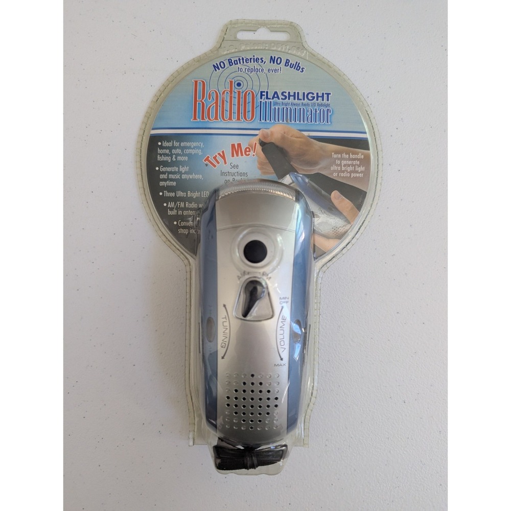 Radio Flashlight Emergency No‎ Battery Flashlight Hand Crank Light New ET500C